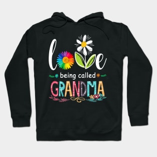 I Love Being Called Grandma Mimi Gigi Nana Lover Mother's Day 2021 Hoodie